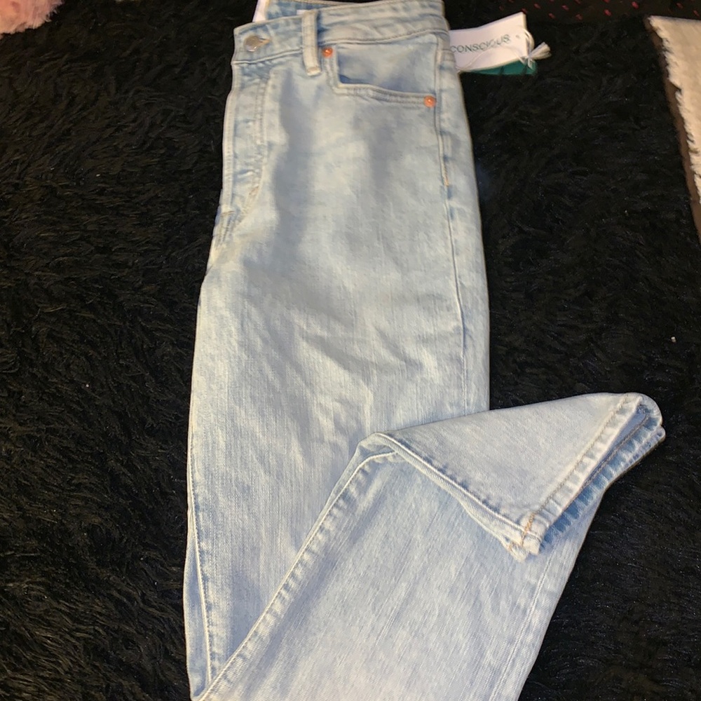 Sustainably sourced H&M denim straight fit jeans